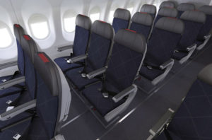 American Airlines Rows of Seats