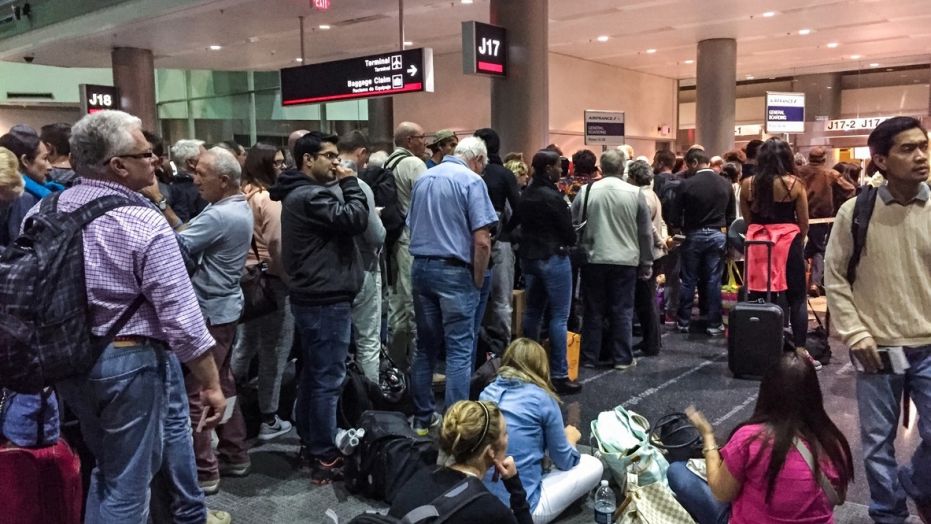 Crowded Airport