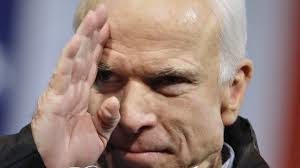 Senator John McCain solutes