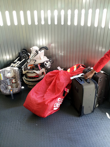 Luggage on the Air Bridge