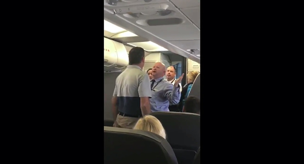 argument on American Airlines